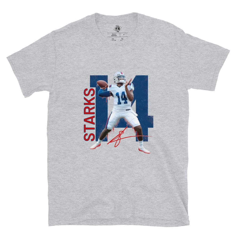 Tyriq Starks | Mural Front Print T-shirt - Clutch - Clothing