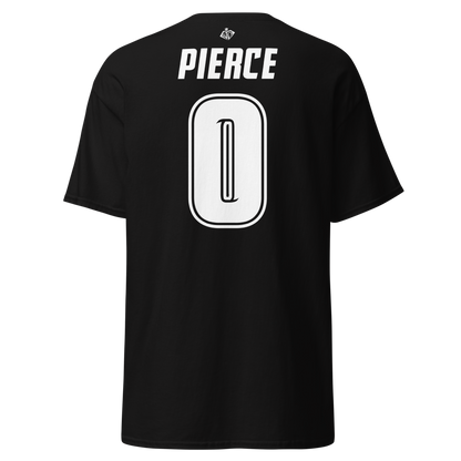 Karhys Pierce | Black & White Jersey-Style Shirt
