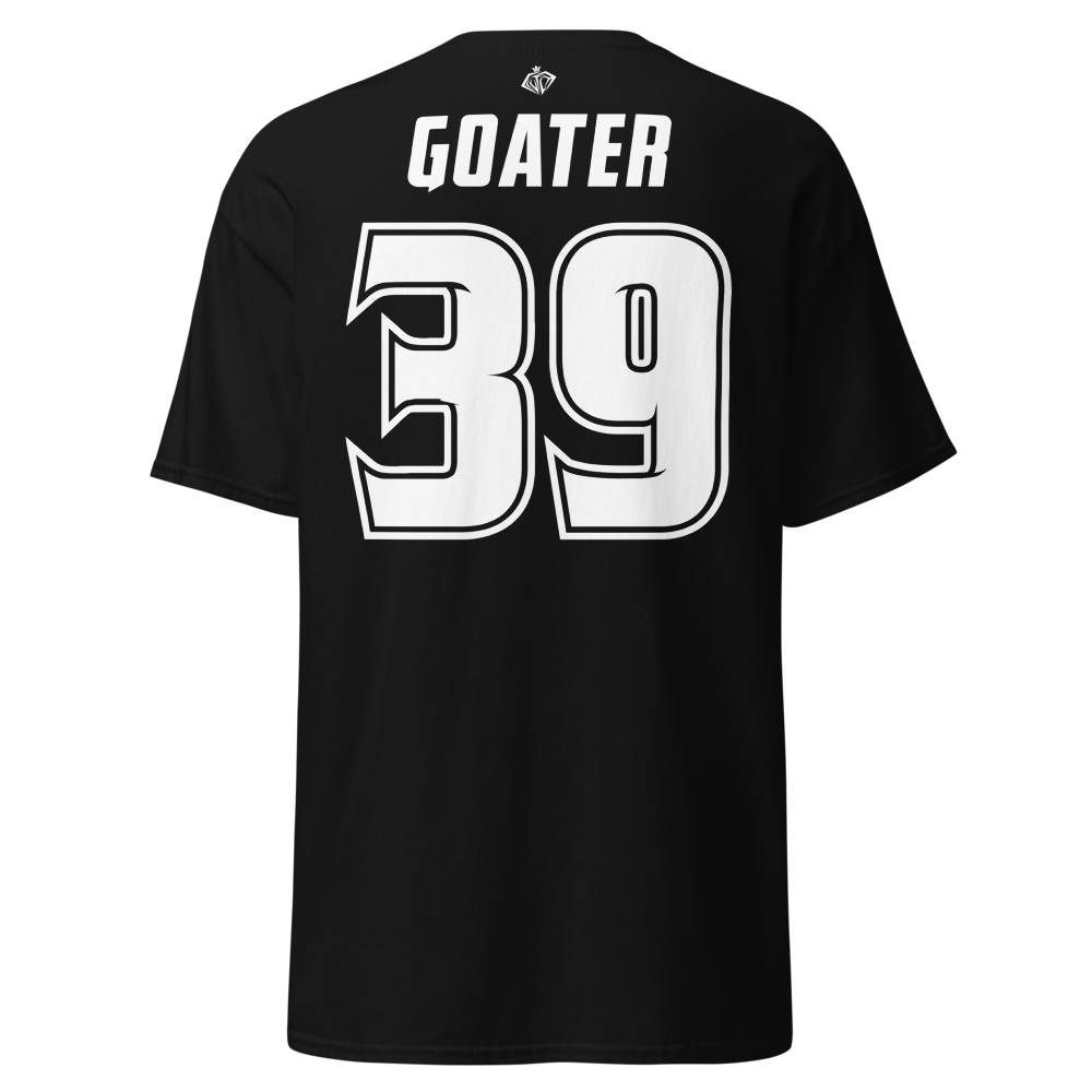Luke Goater | Black & White Jersey-Style Shirt