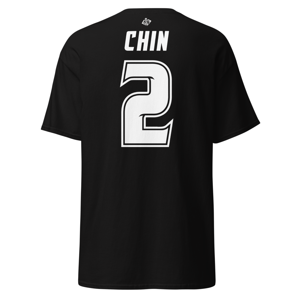 Grace Chin | Black & White Jersey-Style Shirt