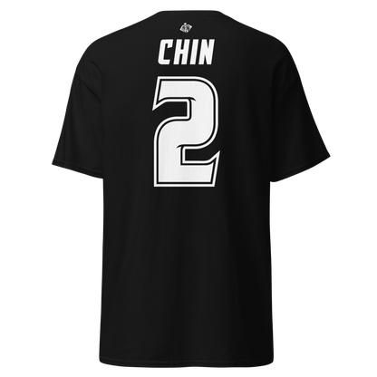 Grace Chin | Black & White Jersey-Style Shirt