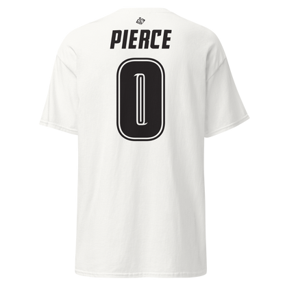 Karhys Pierce | Black & White Jersey-Style Shirt