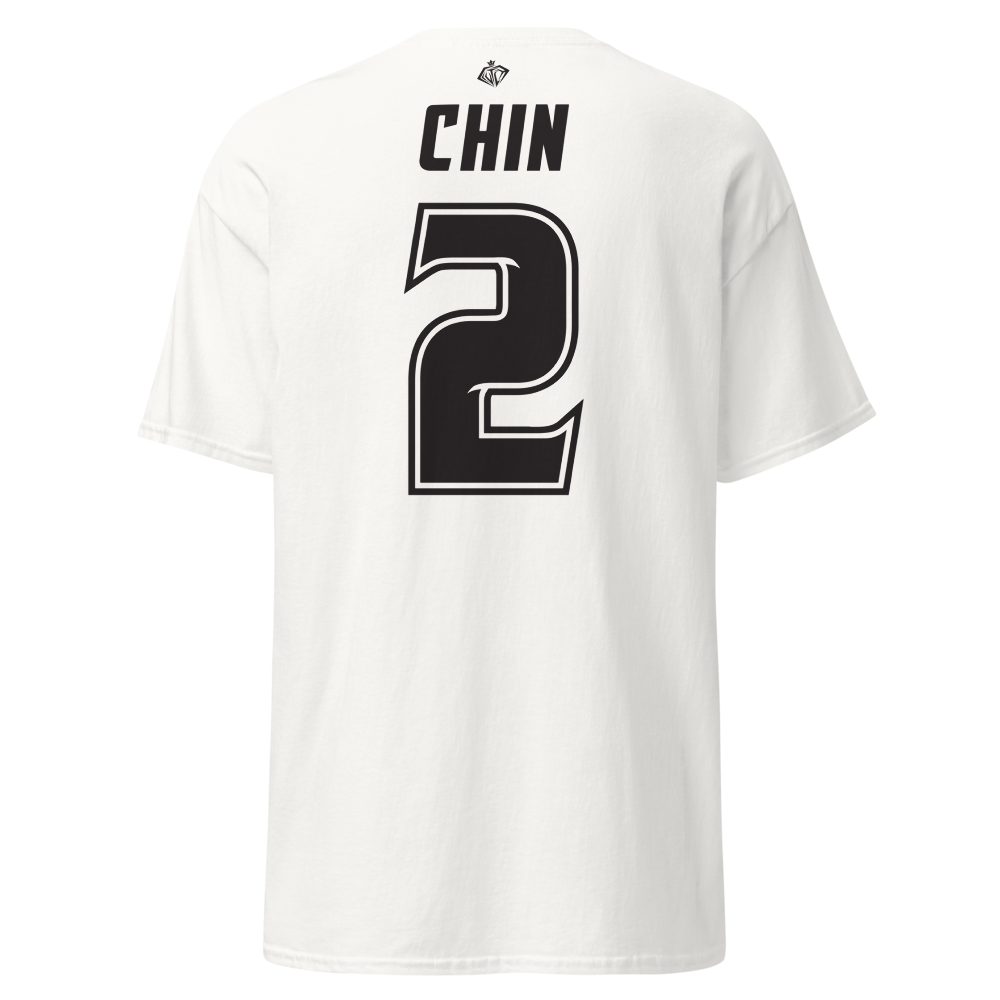 Grace Chin | Black & White Jersey-Style Shirt