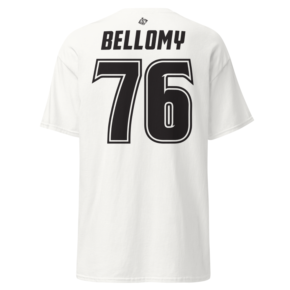 Colin Bellomy | Black & White Jersey-Style Shirt