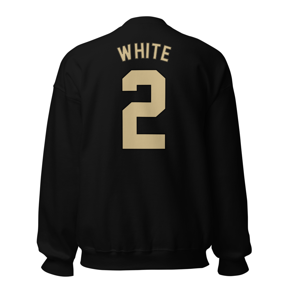 Trace White | Jersey Style Crewneck Sweatshirt