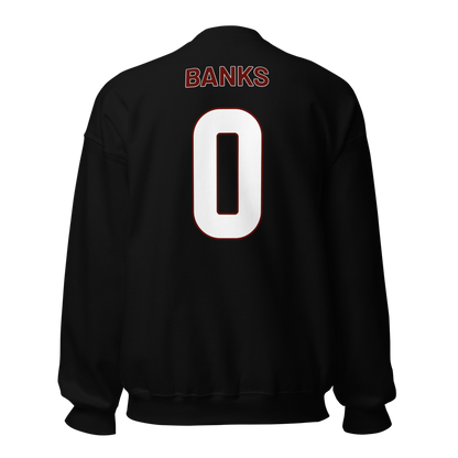 Shareif Banks | Jersey Style Crewneck Sweatshirt