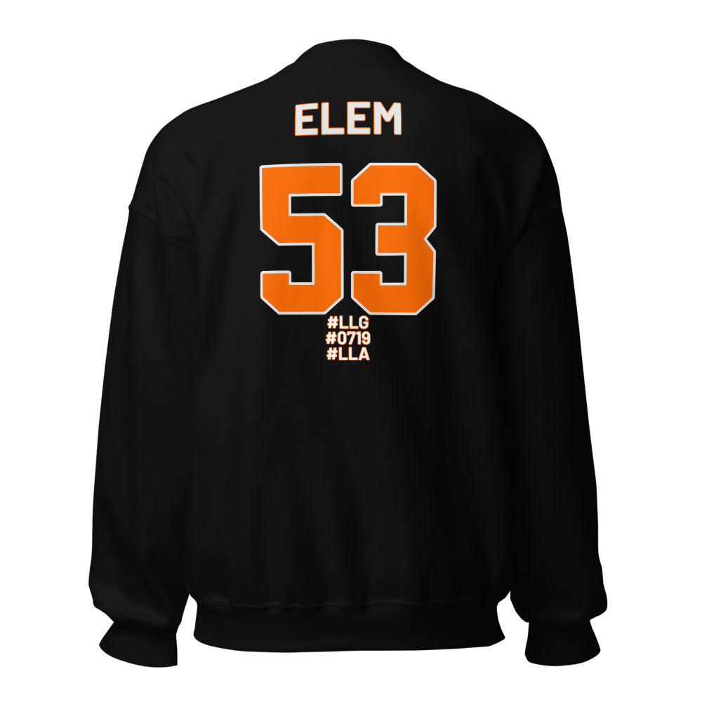 Kelaien Elem | Jersey Style Crewneck Sweatshirt