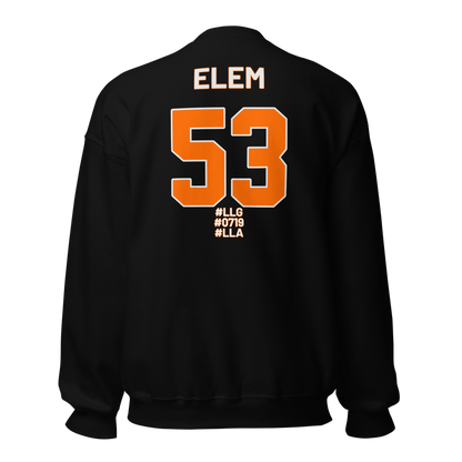 Kelaien Elem | Jersey Style Crewneck Sweatshirt