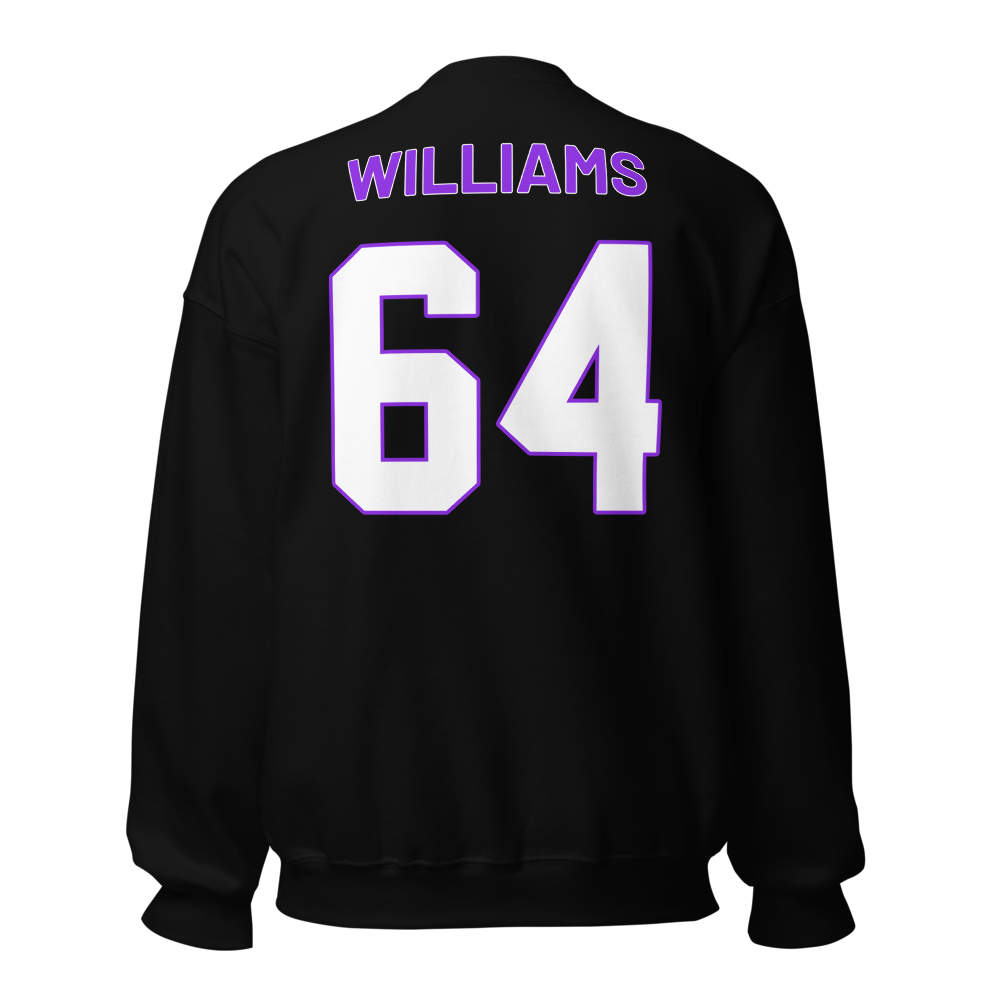 Maddox Williams | Jersey Style Crewneck Sweatshirt