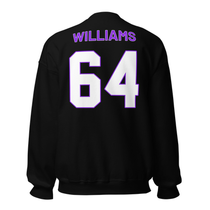 Maddox Williams | Jersey Style Crewneck Sweatshirt