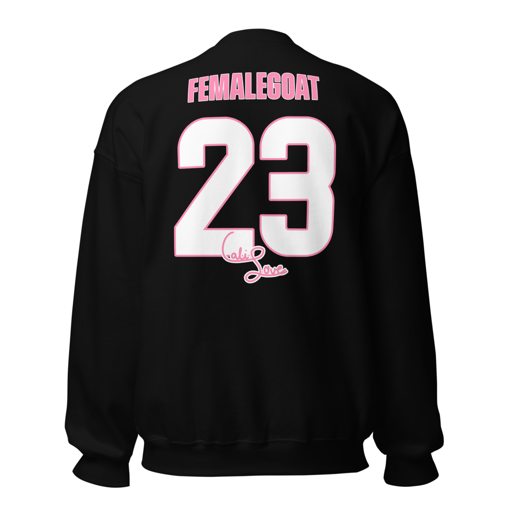 Cali Davis | Jersey Style Crewneck Sweatshirt
