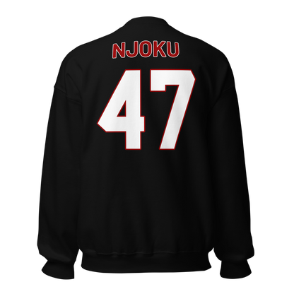 Jordan Njoku | Jersey Style Crewneck Sweatshirt
