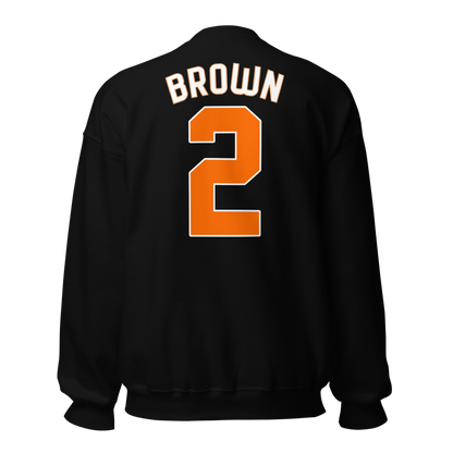Marvin Brown | Jersey Style Crewneck Sweatshirt