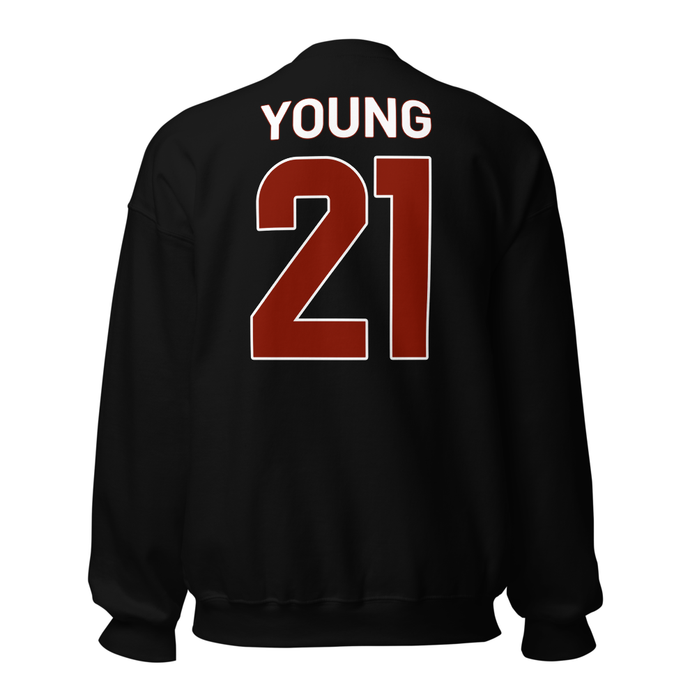 A'zon Young | Jersey Style Crewneck Sweatshirt