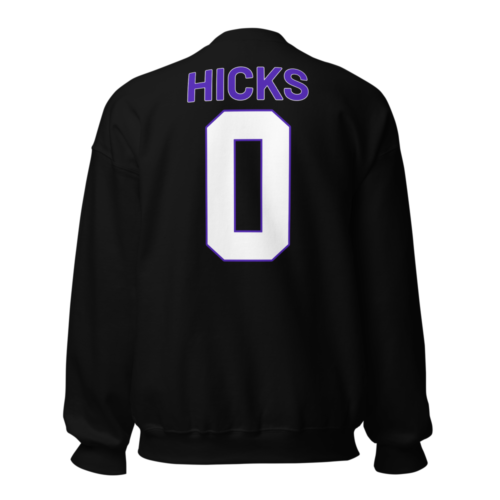 Myion Hicks | Jersey Style Crewneck Sweatshirt