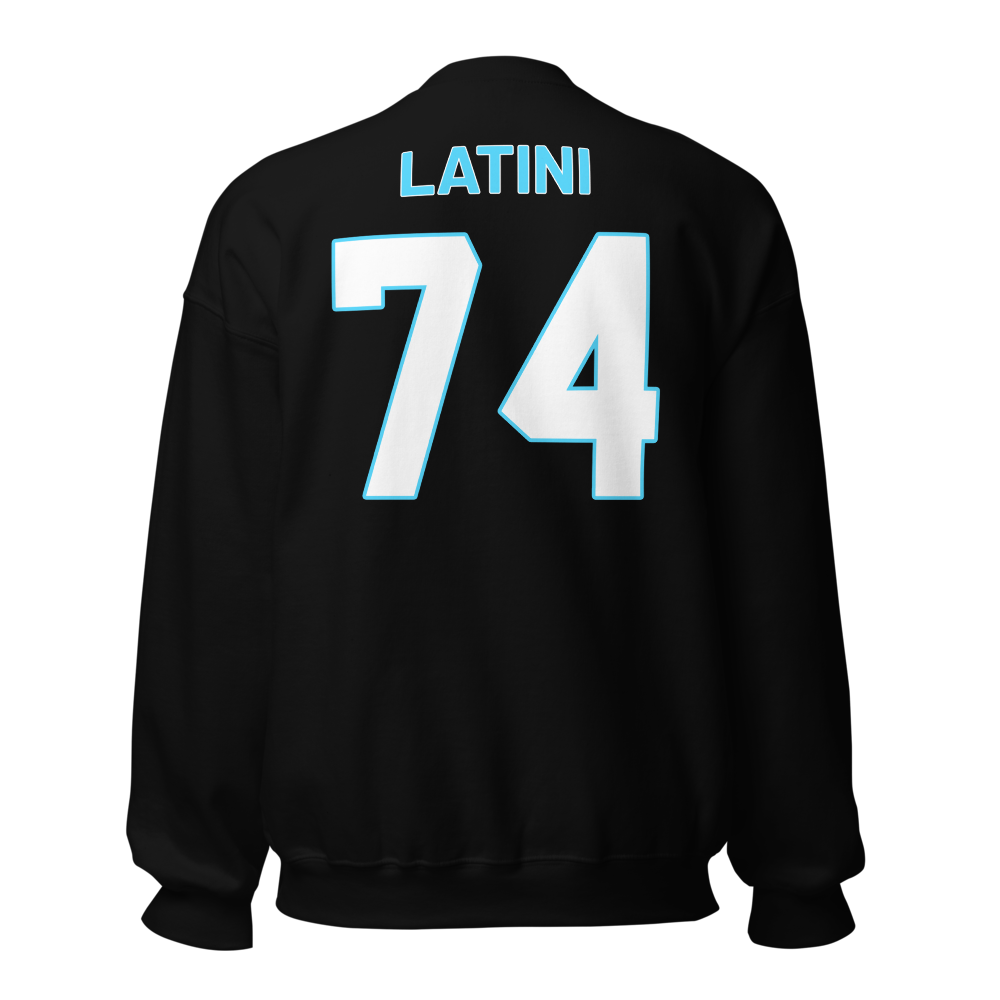 Hezikyah Latini | Jersey Style Crewneck Sweatshirt