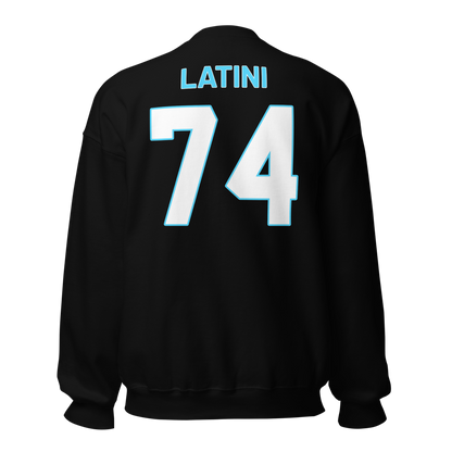 Hezikyah Latini | Jersey Style Crewneck Sweatshirt