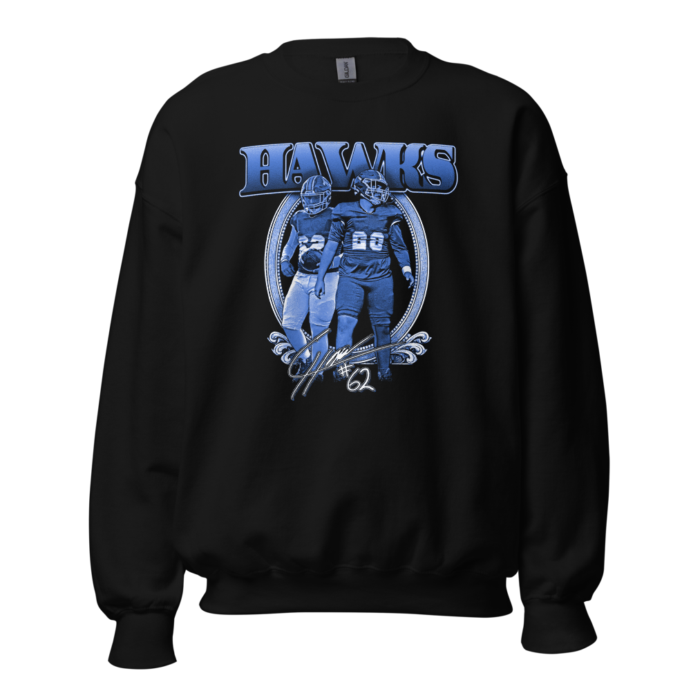 Cristian Hawks | Mural Crewneck Sweatshirt