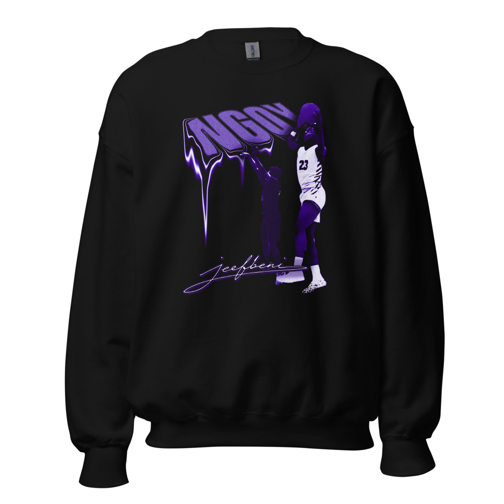 Jeefbeni Ngoy | Mural Crewneck Sweatshirt