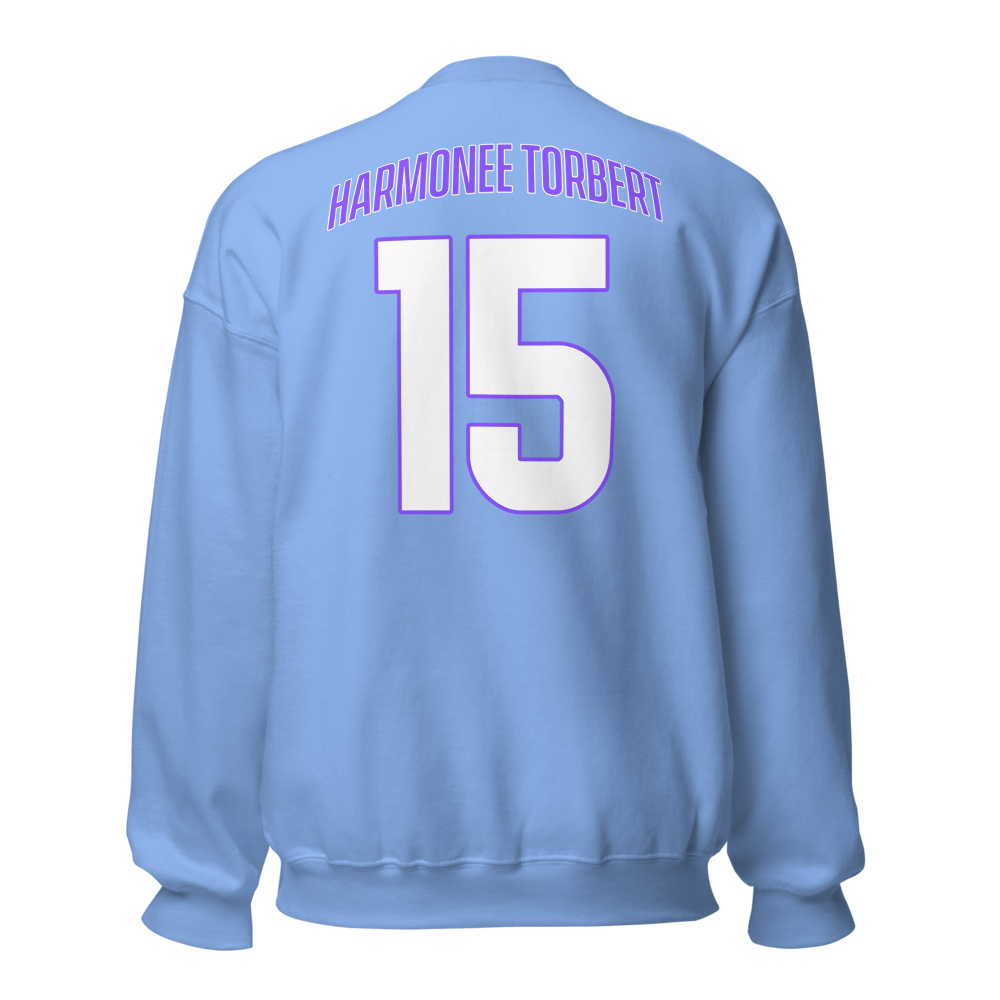 Harmonee Torbert | Jersey Style Crewneck Sweatshirt