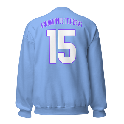 Harmonee Torbert | Jersey Style Crewneck Sweatshirt