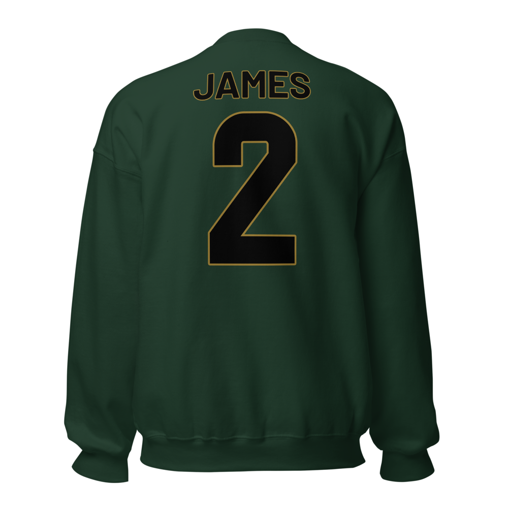 Diante James | Jersey Style Crewneck Sweatshirt