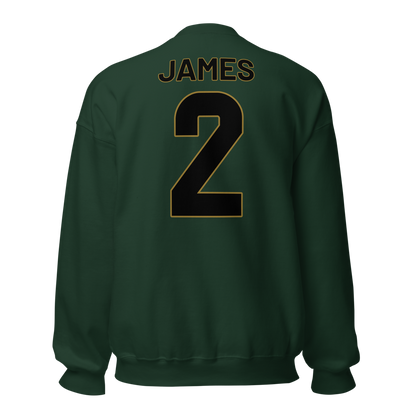 Diante James | Jersey Style Crewneck Sweatshirt