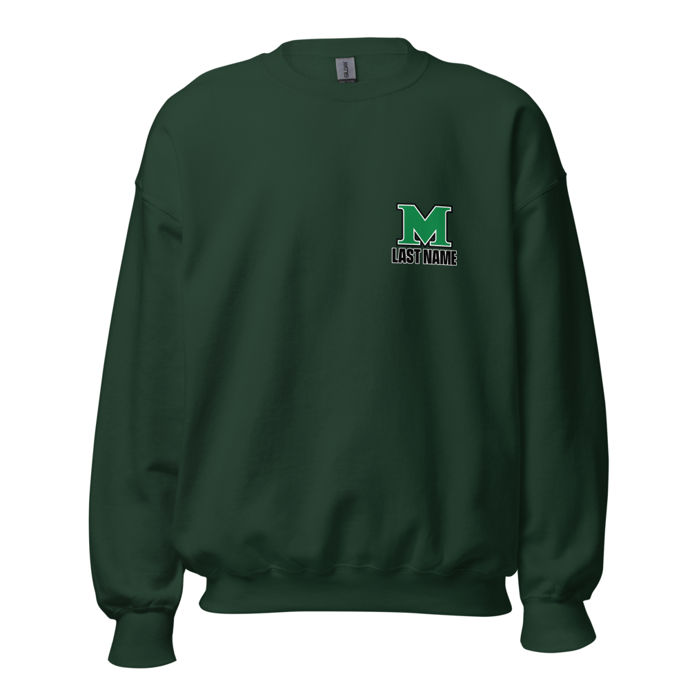McIntosh High School | Jersey Style Crewneck Sweatshirt