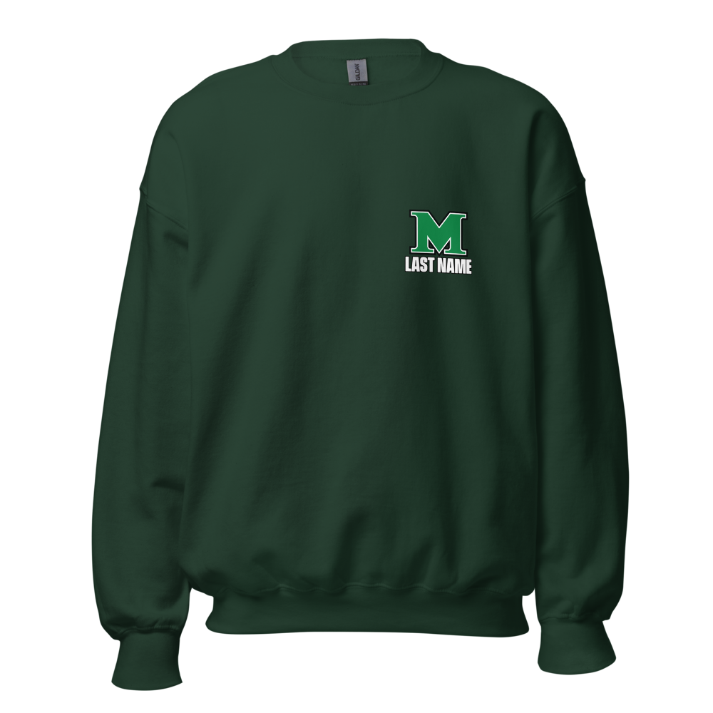 McIntosh High School | Jersey Style Crewneck Sweatshirt