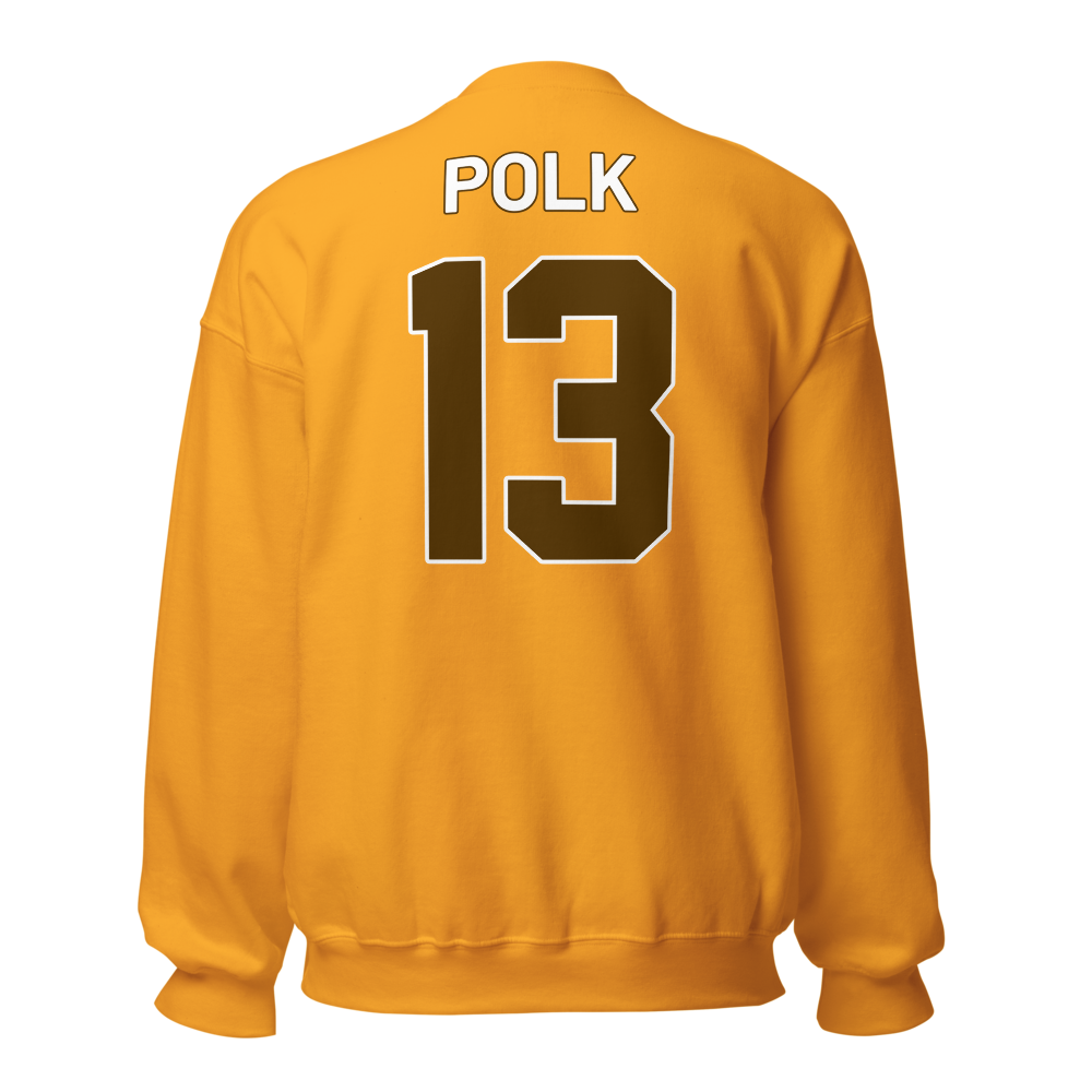 Malik Polk | Jersey Style Crewneck Sweatshirt