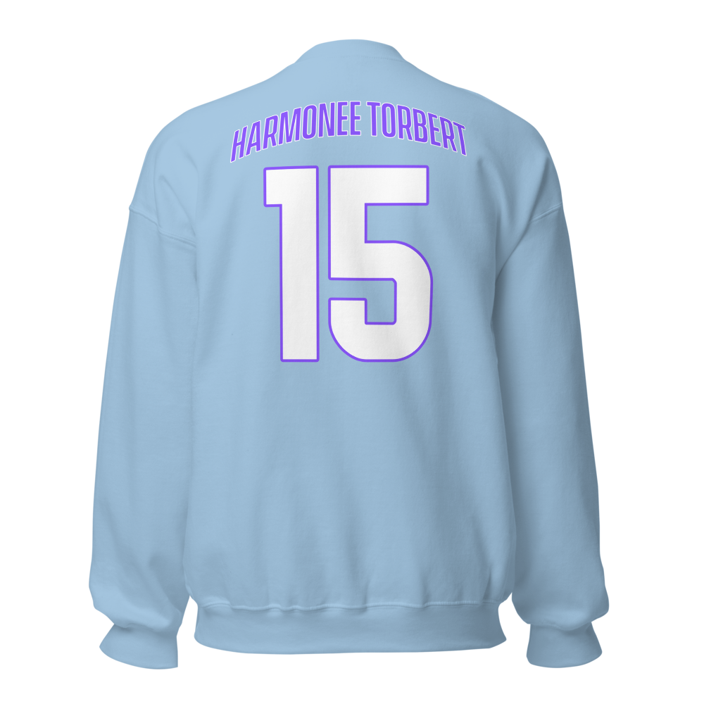 Harmonee Torbert | Jersey Style Crewneck Sweatshirt