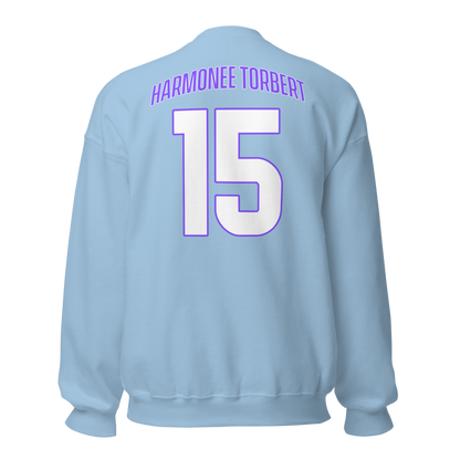 Harmonee Torbert | Jersey Style Crewneck Sweatshirt