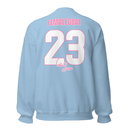 Cali Davis | Jersey Style Crewneck Sweatshirt