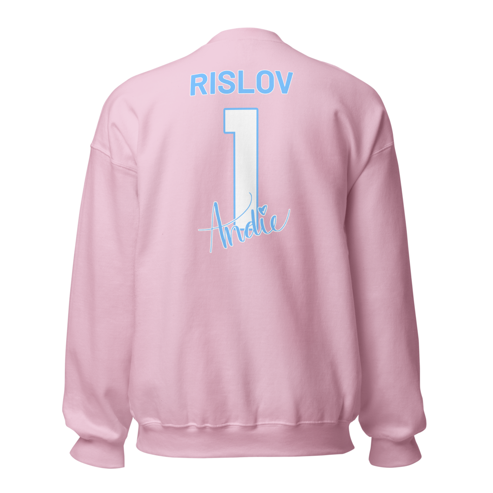 Andie Rislov | Jersey Style Crewneck Sweatshirt
