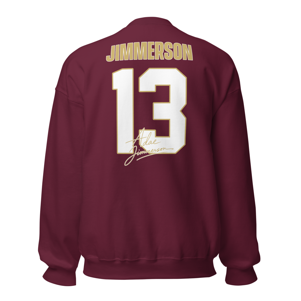 Adae Jimmerson | Jersey Style Crewneck Sweatshirt