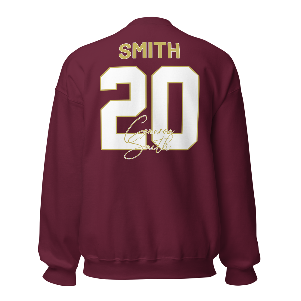 Cam Smith | Jersey Style Crewneck Sweatshirt