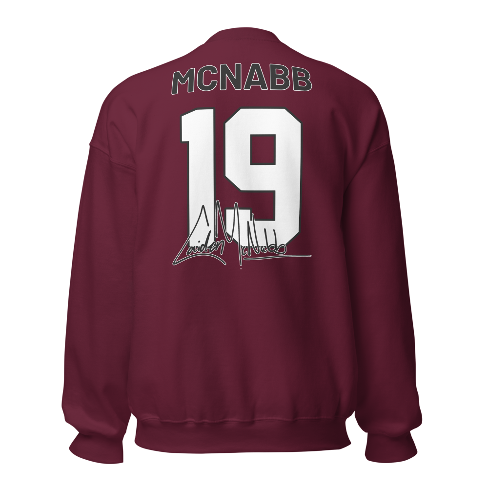 Caiden McNabb | Jersey Style Crewneck Sweatshirt