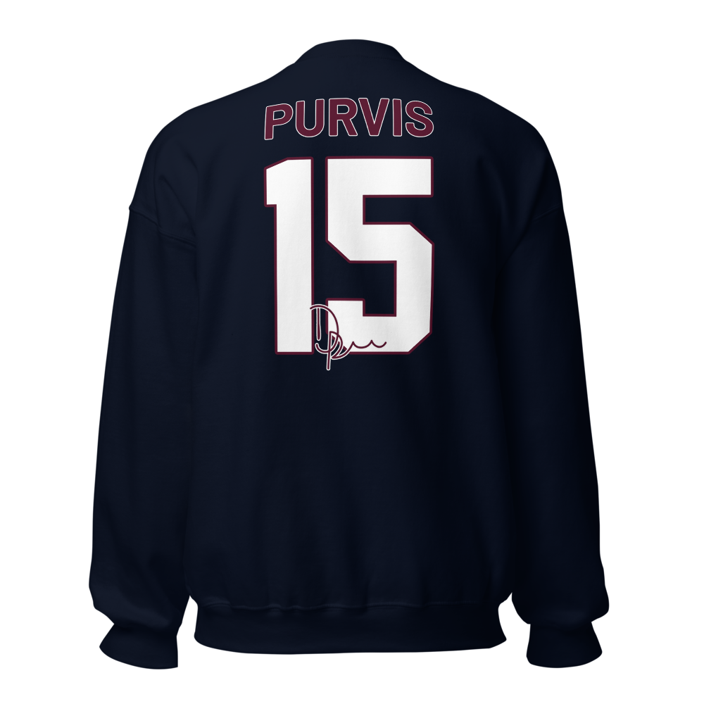 Demetrius Purvis | Jersey Style Crewneck Sweatshirt