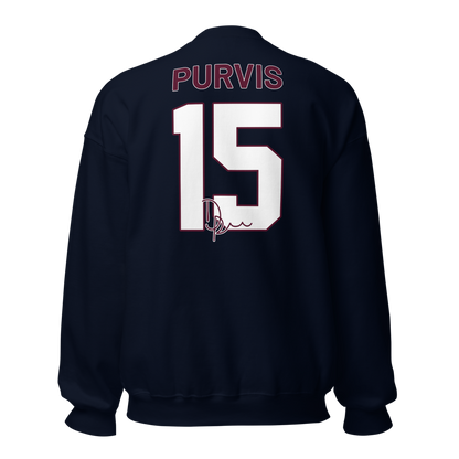Demetrius Purvis | Jersey Style Crewneck Sweatshirt