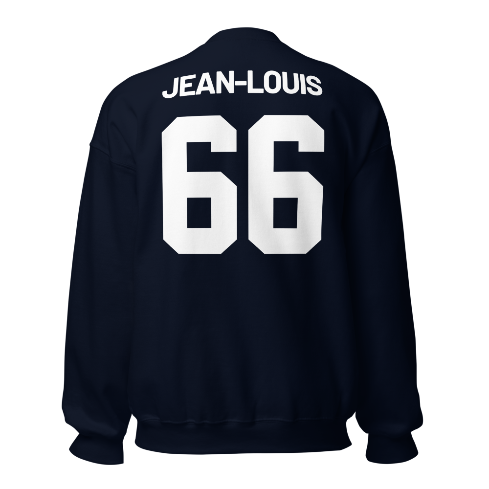 Jonathan Jean-Louis | Jersey Style Crewneck Sweatshirt