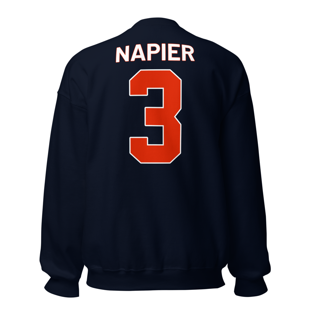 Javeir Napier | Jersey Style Crewneck Sweatshirt