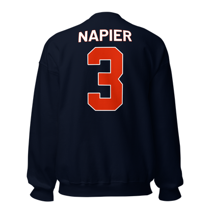 Javeir Napier | Jersey Style Crewneck Sweatshirt
