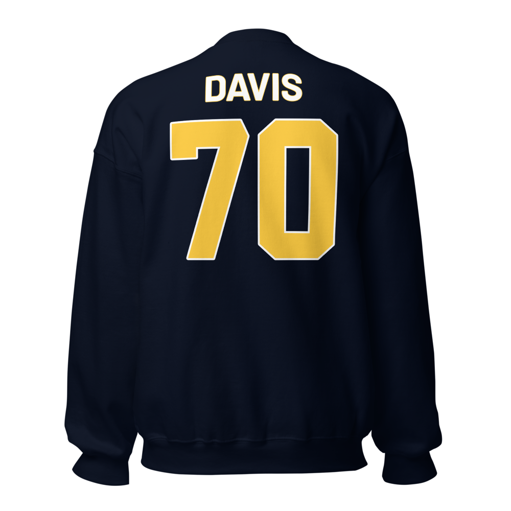 KJ Davis | Jersey Style Crewneck Sweatshirt