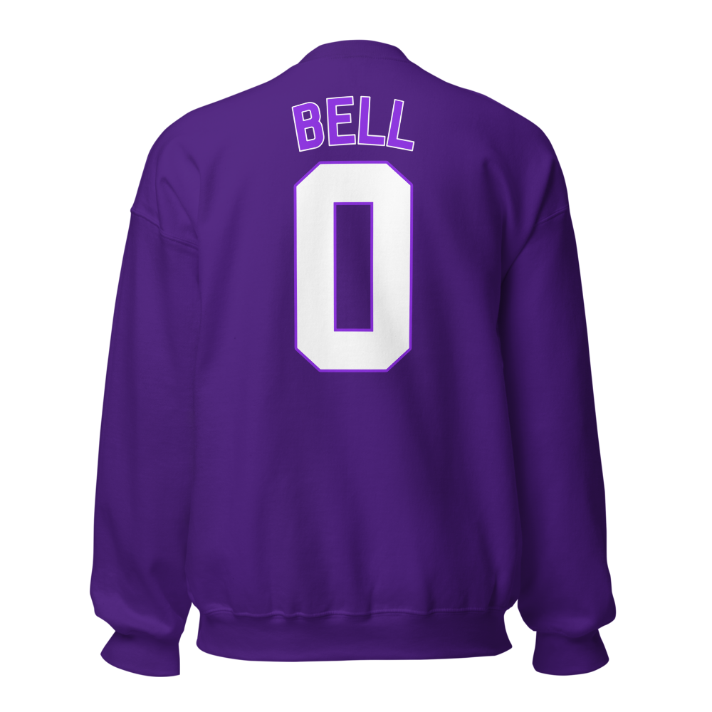 Davion Bell | Jersey Style Crewneck Sweatshirt