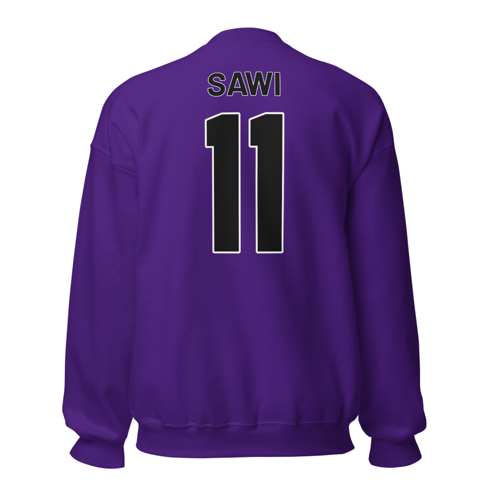 Ava Sawi | Jersey Style Crewneck Sweatshirt