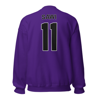 Ava Sawi | Jersey Style Crewneck Sweatshirt