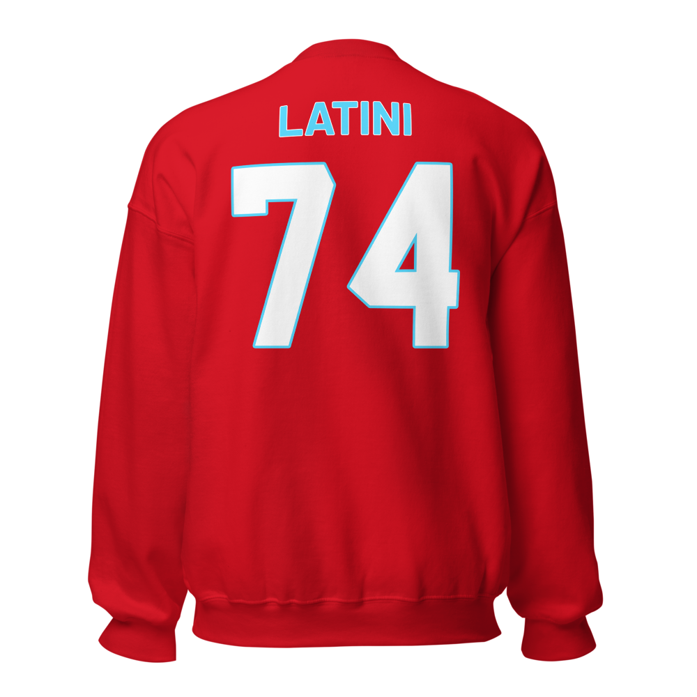 Hezikyah Latini | Jersey Style Crewneck Sweatshirt