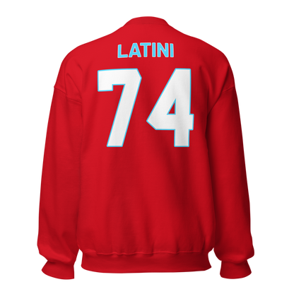 Hezikyah Latini | Jersey Style Crewneck Sweatshirt