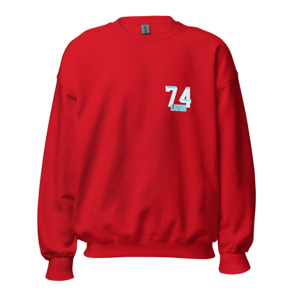 Hezikyah Latini | Jersey Style Crewneck Sweatshirt