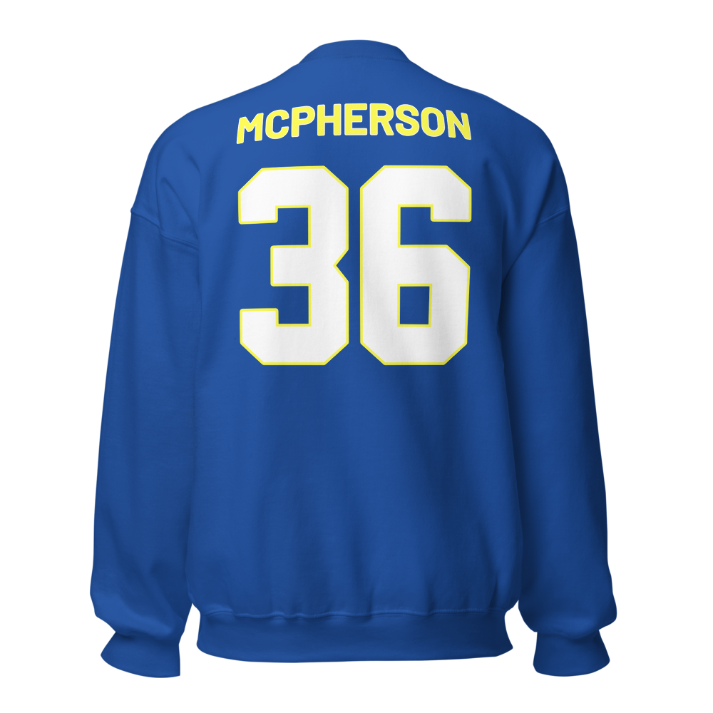 Malachi McPherson | Jersey Style Crewneck Sweatshirt